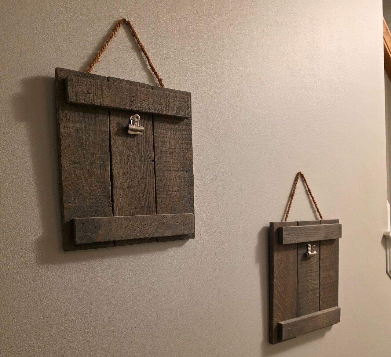 Two Frames on Wall