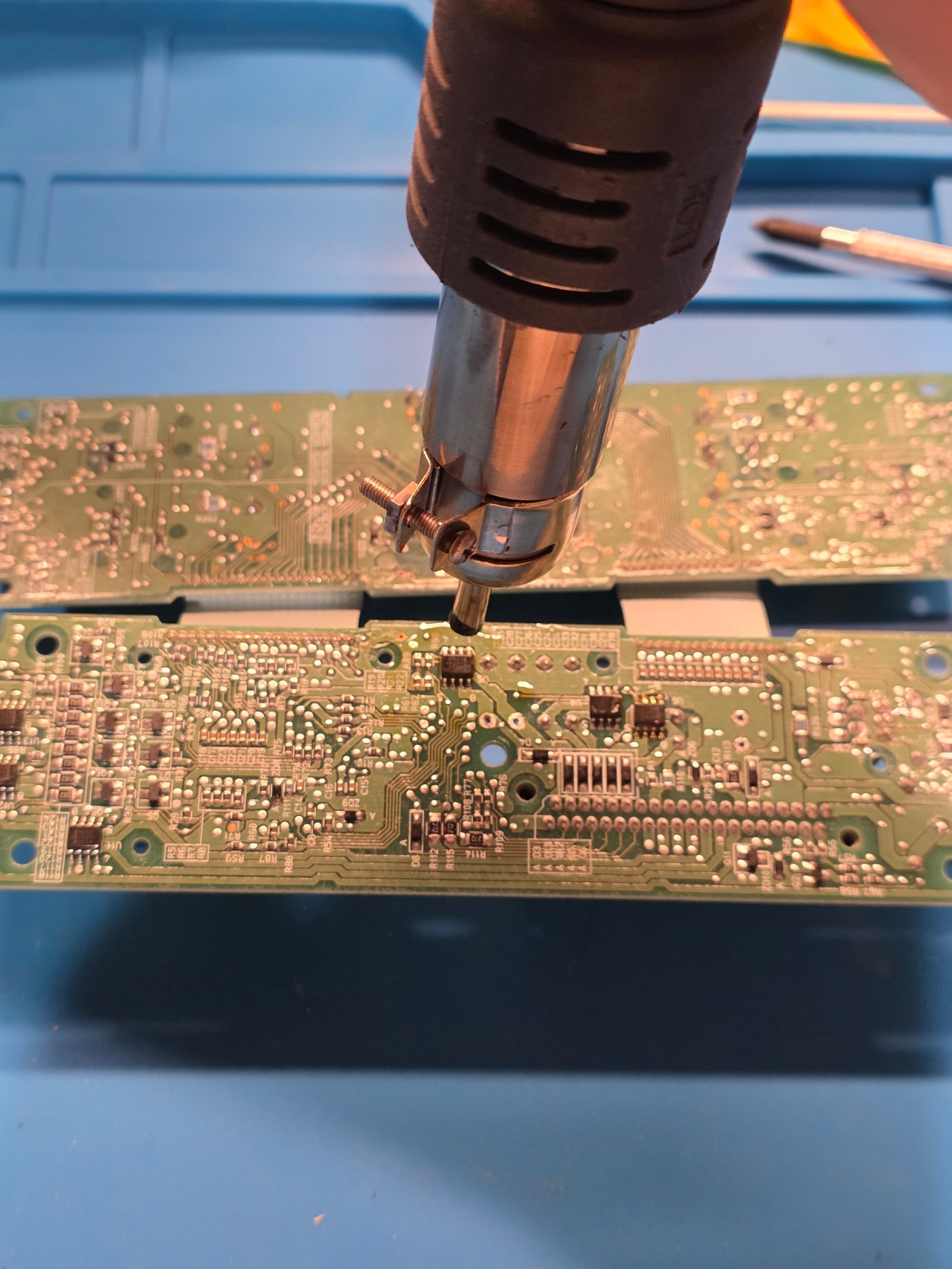 PCB after installing new MOSFETs
